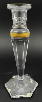 Candlestick - glass - 1960 Candlestick - glass - 1960