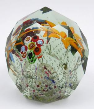 73. PAPERWEIGHT WITH ORANGE BLOSSOM 73. PAPERWEIGHT WITH ORANGE BLOSSOM