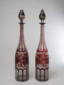 88. Pair of carafes - Harrach 88. Pair of carafes - Harrach