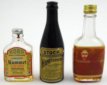 Glass Bottle - glass - 1955 Glass Bottle - glass - 1955