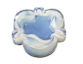 Glass Ashtray - opal glass - 1930 Glass Ashtray - opal glass - 1930