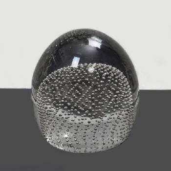 Glass Paperweight - glass, clear glass - 1940 Glass Paperweight - glass, clear glass - 1940