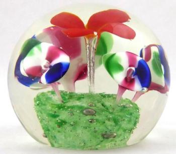 Glass Paperweight - glass - 1910 Glass Paperweight - glass - 1910
