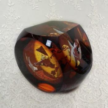 Glass Paperweight - glass, cut glass - sklárna Princ - 2000 Glass Paperweight - glass, cut glass - sklárna Princ - 2000