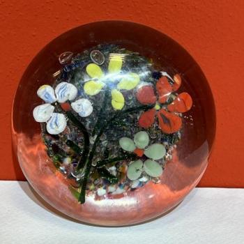 Glass Paperweight - 1890 Glass Paperweight - 1890